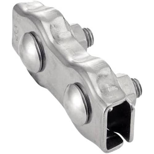 5 Serre-Câbles Plat Double 5 mm - Inox A4 - D-Work