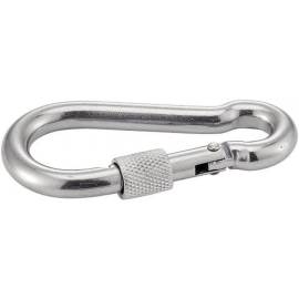 5 Mousquetons avec Vis de Securité 8 mm - Inox A4 - D-Work