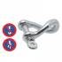 5 Manilles Torse Forgée 8 mm - Inox A4 - D-Work