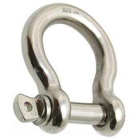 5 Manilles Lyre Forgée 10 mm - Inox A4 - D-Work