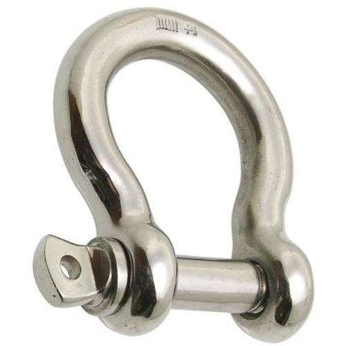 5 Manilles Lyre Forgée 10 mm - Inox A4 - D-Work