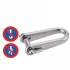 5 Manilles Longues Rapide 5 mm - Inox A4 - D-Work