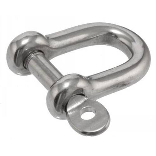 Manille droite forgée 5 mm - Inox A4 - Axe imperdable - ACTON
