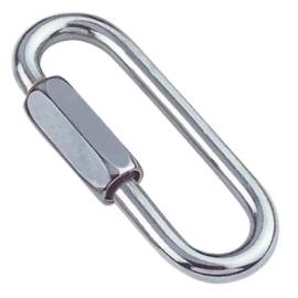 5 Maillons à visser 5 mm - Inox A4 - Résistants et durables - ACTON