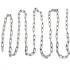 25 Chaînes à maillons courts 6 mm - Inox A4, norme DIN 766 - Résistantes et durables - ACTON