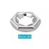 25 Écrous autofreines hexagonaux M24 - Inox A2, norme DIN 7967 - Sécurisés et durables - ACTON