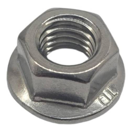 200 Écrous à embase crantée M6 - Inox A4, norme DIN 6923 - Résistants et durables - ACTON