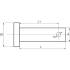 10 Axes à Goupille Percée 8 x 32 mm - Inox A4 - D-Work