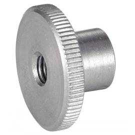 10 Écrous moletés type haut M10 - Inox A1, norme DIN 466 - Prise facile et résistance - ACTON