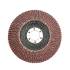 3 flap discs flat D. 125 x Al. 22,23 mm Gr 80 corundum for Wood, metal - 738538 - Beast