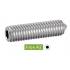 100 Vis sans tête six pans creux 2,5x6 mm - Inox A2, norme ISO 4029 - Résistantes et durables - ACTON