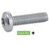 200 Vis à métaux tête cylindrique 5x50 mm - Inox A2, ISO 14583 - Résistantes et durables - ACTON