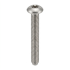 100 Vis à métaux tête bombée 6x40 mm - Inox A2, norme ISO 7380-1 - Résistantes et durables - ACTON