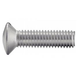 100 Vis à métaux tête fraisée bombée fendue 6x100 mm - Inox A2, norme DIN 964 - Résistantes et durables - ACTON
