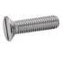 100 Vis à métaux tête fraisée fendue 5x90 mm - Inox A2, norme DIN 963 - ACTON
