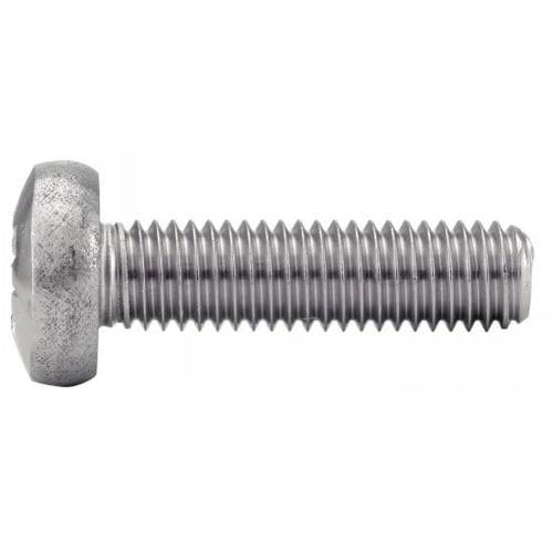 200 Vis à Métaux Tête Cylindrique Pozidriv 6 x 16 mm - DIN 7985 - ISO 7045 - NFE25-121 - UNI 7687 - Inox A2 - D-Work