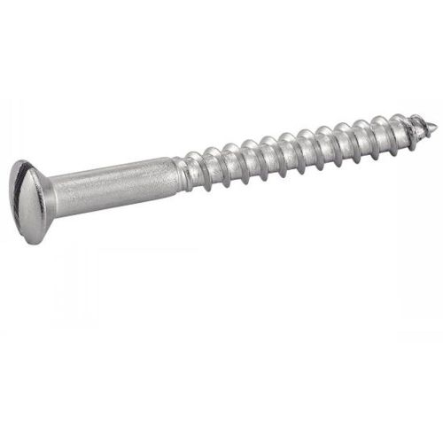 200 Vis à Bois Tête Fraisée Bombée Fendue 3.5 x 16 mm - DIN 95 - NFE25-605 - UNI 703 - Inox A2 - D-Work