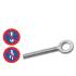 1 Vis à Oeil pour Tendeur 12 x 74 mm - Inox A2 - D-Work
