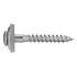 100 Vis à bois tête fraisée bombée 4,5x60 mm - Inox A2, DIN 7995 - Résistantes et durables - ACTON