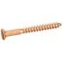 100 Vis à Bois Tête Fraisée Fendue 3 x 12 mm - DIN 97 - NFE25-604 - UNI 702 - Laiton - D-Work