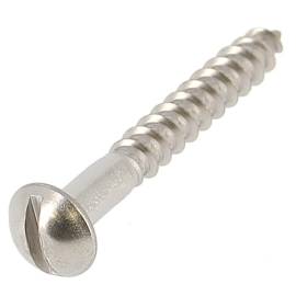 100 Vis à Bois Tête Fraisée Fendue 6 x 65 mm - DIN 97 - NFE25-604 - UNI 702 - Inox A2 - D-Work
