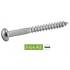 100 Vis à bois tête fraisée 5x100 mm - Inox A2, norme DIN 97 - Résistantes et durables - ACTON