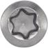 100 Vis terrasse tête fraisée bombée 5x80 mm - AISI 410 - Six lobes - ACTON