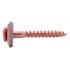 200 Vis à bois tête fraisée bombée 4,5x35 mm - Inox A2, DIN 7995 - Six lobes avec rondelle EPDM - ACTON