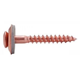 200 Vis à bois tête fraisée bombée 4,5x35 mm - Inox A2-CU, DIN 7995 - Résistantes et durables - ACTON