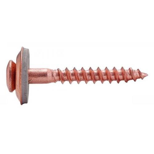 200 Vis à bois tête fraisée bombée 4,5x70 mm - Inox A2-CU, DIN 7995 - Résistantes et durables - ACTON