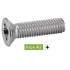 200 Vis à Métaux Tête Fraisée Pozidriv 5 x 10 mm - DIN 965 - ISO7046 - NFE25-119 - UNI 7688 - Inox A2 - D-Work