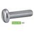 200 Vis à métaux tête cylindrique large fendue 4x10 mm - Inox A2, norme DIN 85 - ACTON