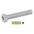 200 Vis à métaux tête cylindrique basse six lobes 5x12 mm - Inox A2, norme ISO 14580 - Résistantes et durables - ACTON