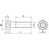 200 Vis à métaux tête cylindrique basse 4x8 mm - Inox A2, norme ISO 14580 - Résistantes et durables - ACTON