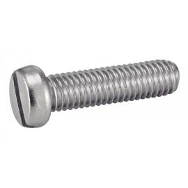 200 Vis à métaux tête cylindrique fendue 6x45 mm - Inox A2, norme DIN 84 - ACTON