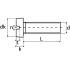 200 Vis à métaux tête cylindrique fendue 3x10 mm - Inox A2, norme DIN 84 - ACTON