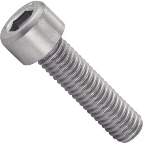 200 Vis à métaux tête cylindrique 1/4x5/8 UNC - Inox A2 - Six pans creux - ACTON