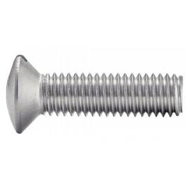 200 Vis à métaux tête fraisée bombée fendue 6x20 mm - Inox A4, norme DIN 964 - Résistantes et durables - ACTON