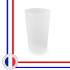 Set di bicchieri in polipropilene senza BPA riutilizzabili e riciclabili da 33 cl (25 utilizzabili) - traslucidi - D-Work