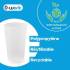 Lot de Verres Gobelets 33 cl (25 utile), Réutilisable et Recyclable en Polypropylène sans BPA - Translucide - D-Work