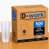 Set of Reusable and Recyclable BPA-free Polypropylene Tumblers 33 cl (25 usable) - Translucent - D-Work