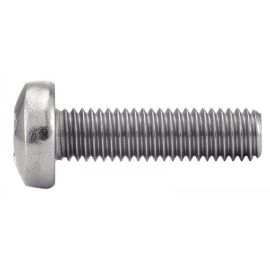 200 Vis à métaux tête cylindrique Phillips 4x60 mm - Inox A2, norme DIN 7985 - Résistantes et durables - ACTON
