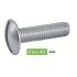 200 Vis à métaux tête ronde large 3x30 mm - Inox A2, norme NFE 25-129 - Résistantes et durables - ACTON