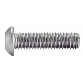 50 Vis à métaux tête bombée 10x70 mm - Inox A2, norme ISO 7380-1 - Résistantes et durables - ACTON