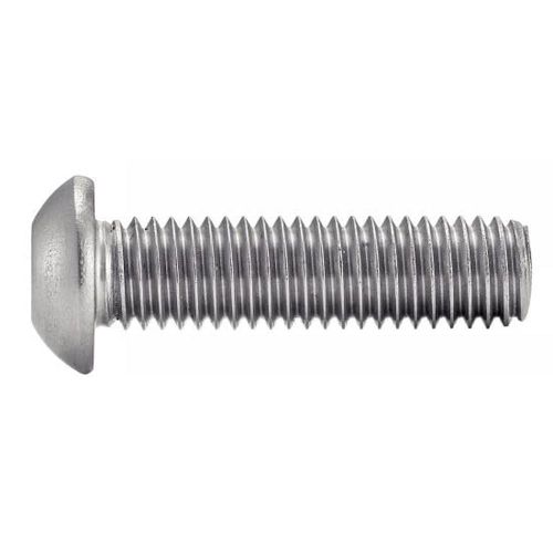 50 Vis à métaux tête bombée 10x100 mm - Inox A2, norme ISO 7380-1 - Résistantes et durables - ACTON