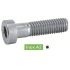 200 Vis à métaux tête cylindrique réduite 6x40 mm - Inox A2, norme DIN 7984 - Résistantes et durables - ACTON