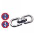 5 Émerillons à anneaux 6 mm - Inox A4 - Résistants et anticorrosion - ACTON