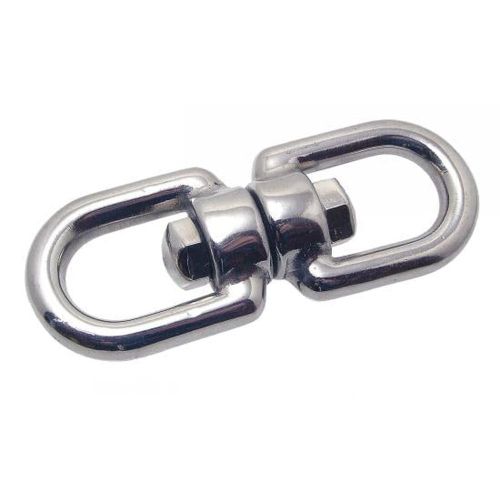 5 Émerillons à anneau + manille 8 mm - Inox A4 - Résistants et durables - ACTON