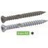 200 Vis pour terrasse 5x50 mm - Tête fraisée réduite six lobes - Inox A2 - Double filet - ACTON