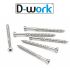 1000 A2 Stainless Steel Wood Decking Screws - Dimensions 5 x 50 mm, Reduced Notched Head + Free TX25 Bit - D-Work